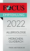 Focus-Empfehlung 2022: Allergologe Mönchengladbach