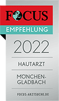 Focus-Empfehlung 2022: Hautarzt Mönchengladbach